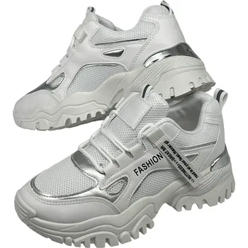 Dámská obuv Prety Dámské bílé šněrovací tenisky 12 Barva: Bílá, Velikost: 36