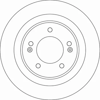 Brzdový kotouč Brzdový kotouč TRW DF6599