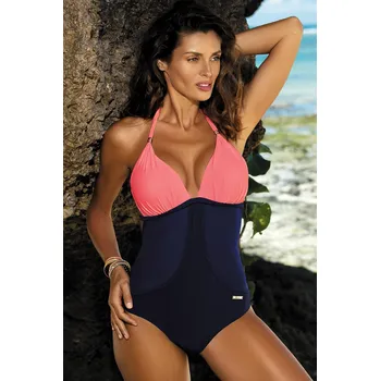 Dámské plavky Dámské plavky monokiny Priscilla M-428 - Marko sv.modrá s modrou S