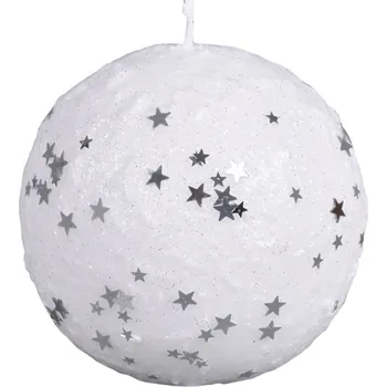 Svíčka Svíčka MAGIC vánoční koule d8cm