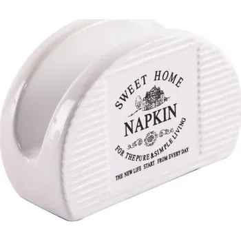 Velikonoční dekorace Stojan ubrousky ker. SWEET HOME