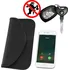 Pouzdro na mobilní telefon BeWear Univerzální pouzdro na blokování signálu s ochranou proti krádeži 20 x 11 cm černé