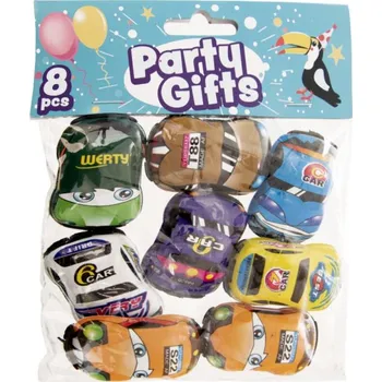 Velikonoční dekorace Autíčko UH MIX 8 ks 5,5 cm