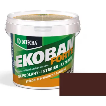 barva na beton Detecha EKOBAN FORTE 15kg hnědý