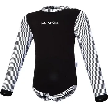 Kojenecký body Body smyk DR pruh Outlast® - černá/pruh bíločerný Velikost: 62