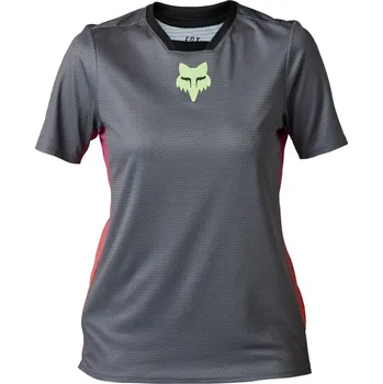 cyklistický dres Dámský dres Fox W Defend Race Ss Jersey Pewter - vel. S r.23