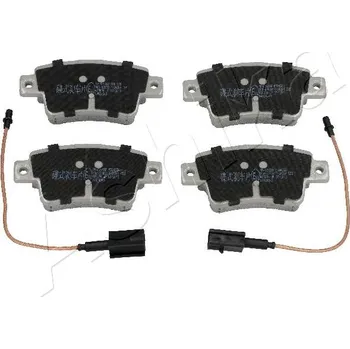 Brzdová destička Sada brzdových destiček, kotoučová brzda ASHIKA 51-00-0215