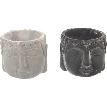 Květináč Květináč cement budha 12x11x10 cm 2ASS
