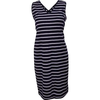 Dámské oblečení Dámské šaty 7960453 - MARINE tmavě modrá s bílou L-40