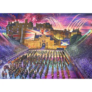Puzzle Puzzle Falcon Edinburský festival vojenských hudeb, 1000 dílků + k objednávce puzzle zdarma