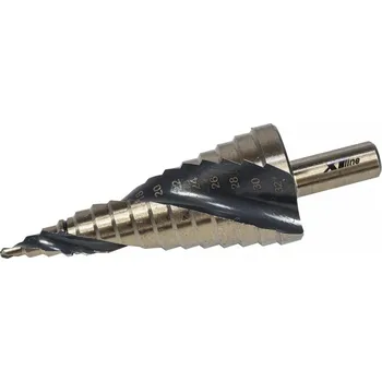 Příslušenství k nářadí XTLINE Vrták stupňovitý HSS TiAIN | 4-32 mm, krok 2 mm (TRI)