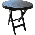 Stůl skládací TEO průměr 70cm antracit MP1455