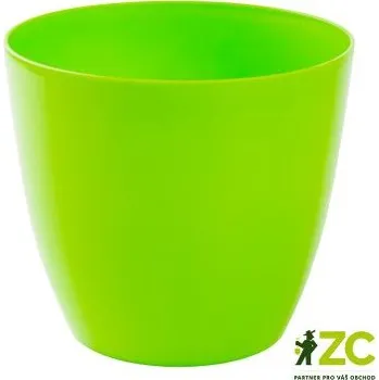 Květináč Obal Ella - lesklá zelená 9 cm