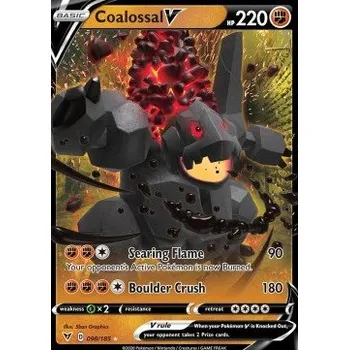 Karetní hra Pokémon VIV 098/185 Coalossal V - Vivid Voltage