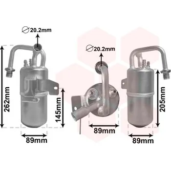 Sušič klimatizace Sušárna, klimatizace VAN WEZEL 1800D331