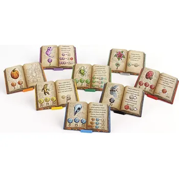 Příslušenství k deskovým hrám Myší Doupě Kvedlalové - Podstavce na knihy Kvedlalové - varianty: Rozšíření Kořenářky