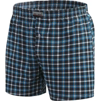 Pánská móda Pánské boxerky PANTHER - SESTO SENSO ČERNÁ/MODRÁ/BÍLÁ M