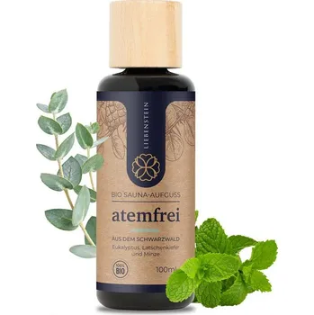 LIEBENSTEIN bio saunová vonná esence, extrakt z eukalyptu, horské borovice a máty 100ml - LB-BSE100-ATEMFREI