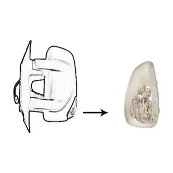 Směrový světlomet Blikač VAN WEZEL 3799915