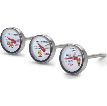 Kuchyňský teploměr 3ks mini teploměrů na přípravu kuřete, hovězího a brambor - Ibili