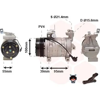 Kompresor klimatizace Kompresor, klimatizace VAN WEZEL 5100K085