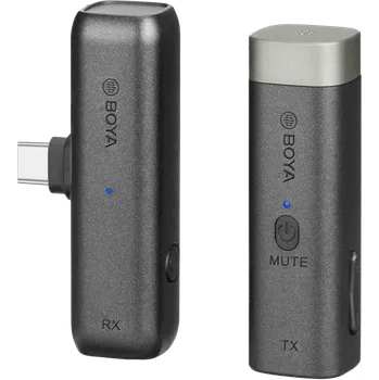 Mikrofon Bezdrátový mikrofonní systém BY-WM3U / 2.4G Mini Wireless Microphone / for Camera, Smartphone, Type-C devices (inovativní mikrofonní systém )