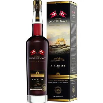 A. H. Riise Royal Danish Navy Rum 40 %