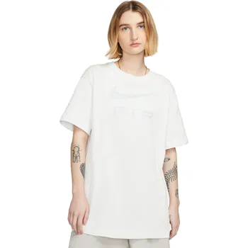 Dámské tričko Dámské tričko s krátkým rukávem Nike W NSW TEE AIR BF W bílé DX7918-121 - XS | UK 7,5 | US 10