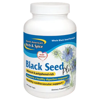 North American Herb & Spice | Sušené byliny kapsle - Black seed Plus - 90 ks s černuchou setou, římským kmínem a sumakem - 90 kapslí