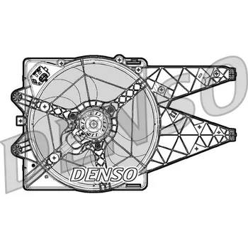 Chladič motoru Větrák, chlazení motoru DENSO DER09065