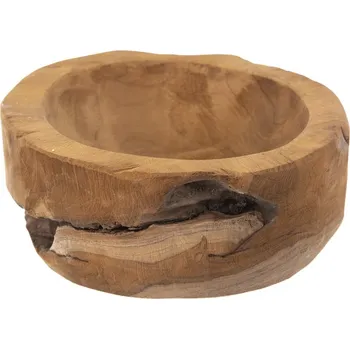 Mísa týkové dřevo 20x20x10 cm