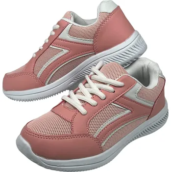 Dámské tenisky Sport Dámské růžové šněrovací tenisky Barva: Růžová, Velikost: 38