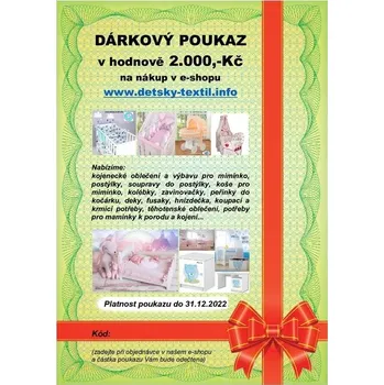 Dárkový potravinový koš Dárkový poukaz v krabičce - V HODNOTĚ 2 000 Kč - platnost do 31.12.2026