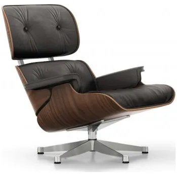 Křeslo Lounge Chair, tmavý ořech umbra grey