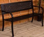 Selena zahradní lavice 120 cm černá