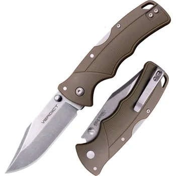 kapesní nůž Zavírací Nůž Cold Steel VERDICT CLIP POIN FDE