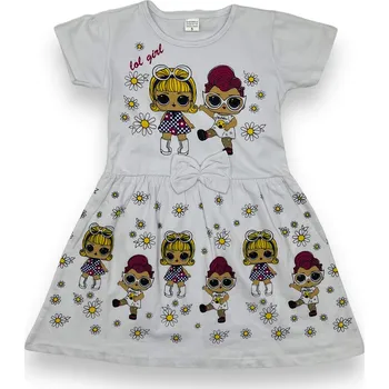 Dívčí šaty Fosforlu Dívčí bílé šaty 03 Barva: Bílá, Velikost: 104