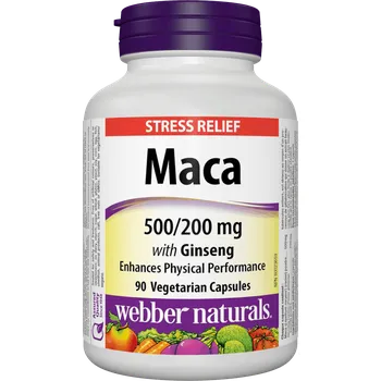 Fitness strava Webber Naturals Maca with Ginseng 500/200 mg 90 cps