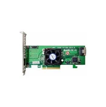 ARECA Tri-mode RAID0/1/10 card 8-port int. (SFF-8654), PCIe4.0 x8 Card, LP