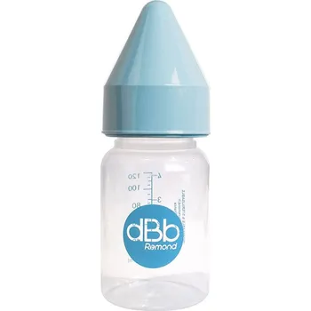 Kojenecká láhev dBb Remond dBb kojenecká lahvička PP 120ml, savička kaučuk, NN, barva Sky Blue" "Barva:modré|Materiál:plastové|Objem:120 ml|Typ produktu:láhve|