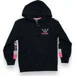 Fashion Dívčí černá mikina Barva: Černá, Velikost: 134