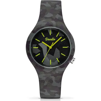 Hodinky DOODLE unisex hodinky Night Camouflage DO39018