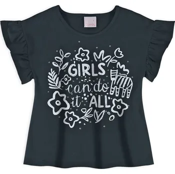 Dívčí tričko Dívčí tričko QUIMBY GIRLS černé Velikost: 158