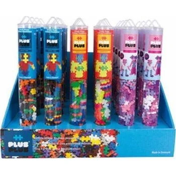 ostatní stavebnice Klocki Plus Plus Tuby basic, neon, brokat display 24 sztuki