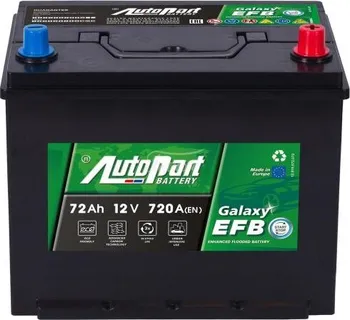 Autobaterie Autopart Galaxy EFB 12V 72Ah 720A