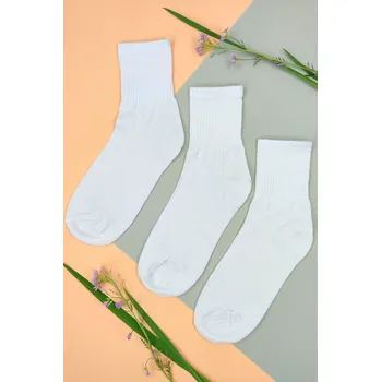 Dámské oblečení Pesail Dámské ponožky ZW-401A.WH Velikost: 35-38 - 3 páry