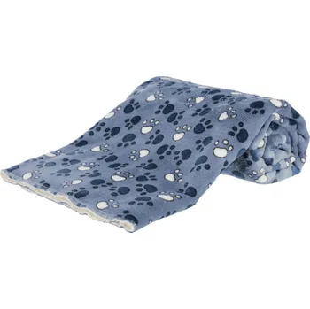 Pelíšek pro psa Trixie Tammy 150 x 100 cm modrá s packami