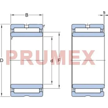 SKF NA 4824 jehlové ložisko