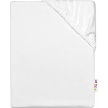 Prostěradlo Prostěradlo dětské bavlna - NELLYS bílé - 140x70cm