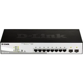 Síťový prvek Switch D-Link DGS-1210-10P Gigabit Ethernet (10/100/1000) Power over Ethernet (PoE) Black